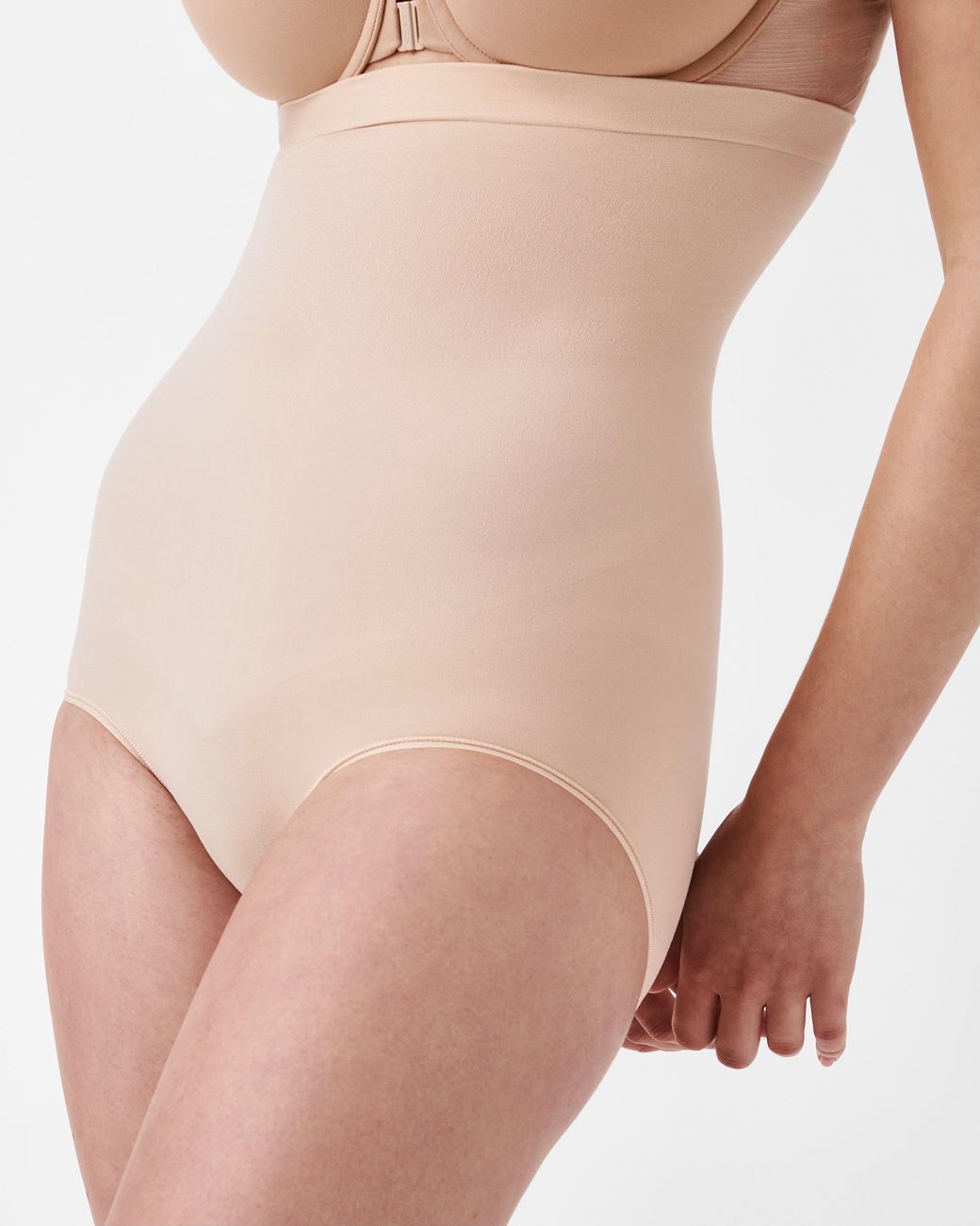 Spanx Natural Sculpttm Seamless Power High-waisted Brief