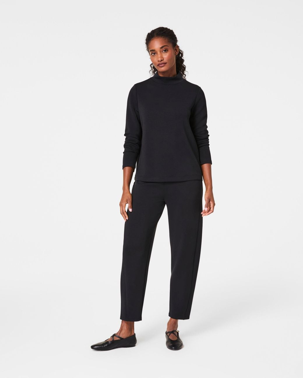 Spanx Black Airessentials Barrel Leg Pants