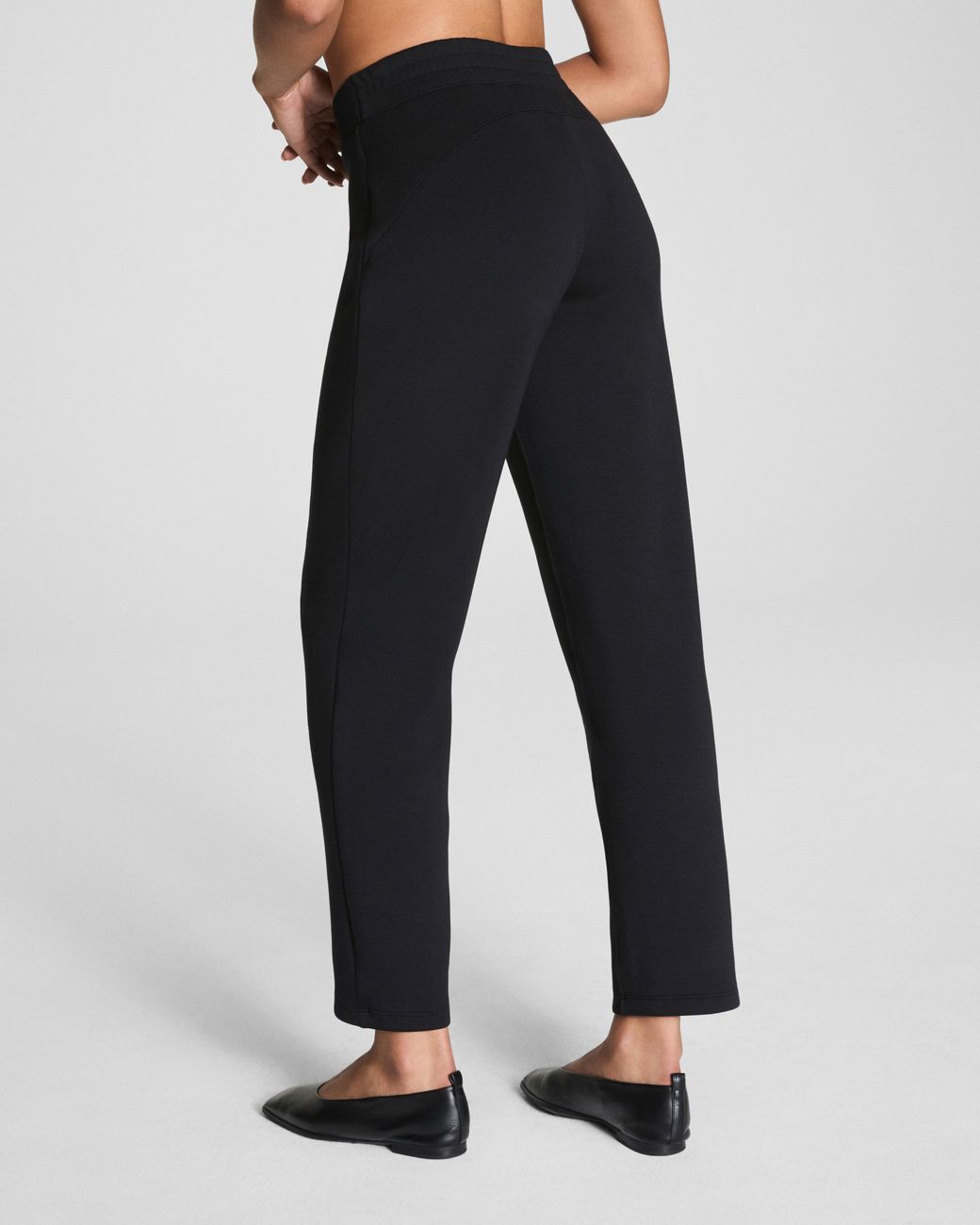 Spanx Black Airessentials Slim Straight Pants