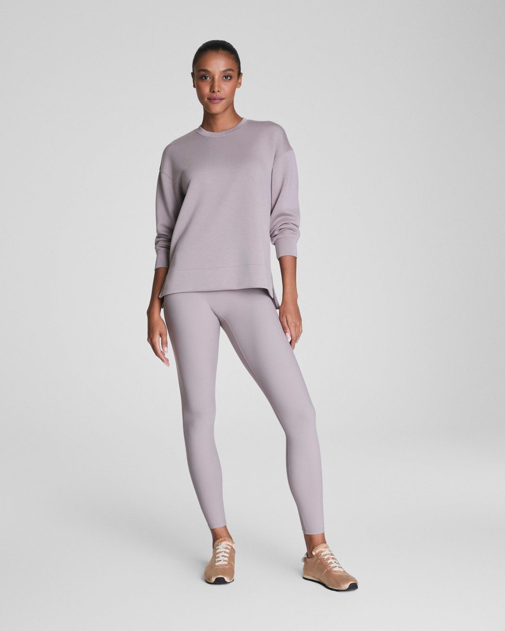Spanx Purple Airessentials Crewneck Tunic