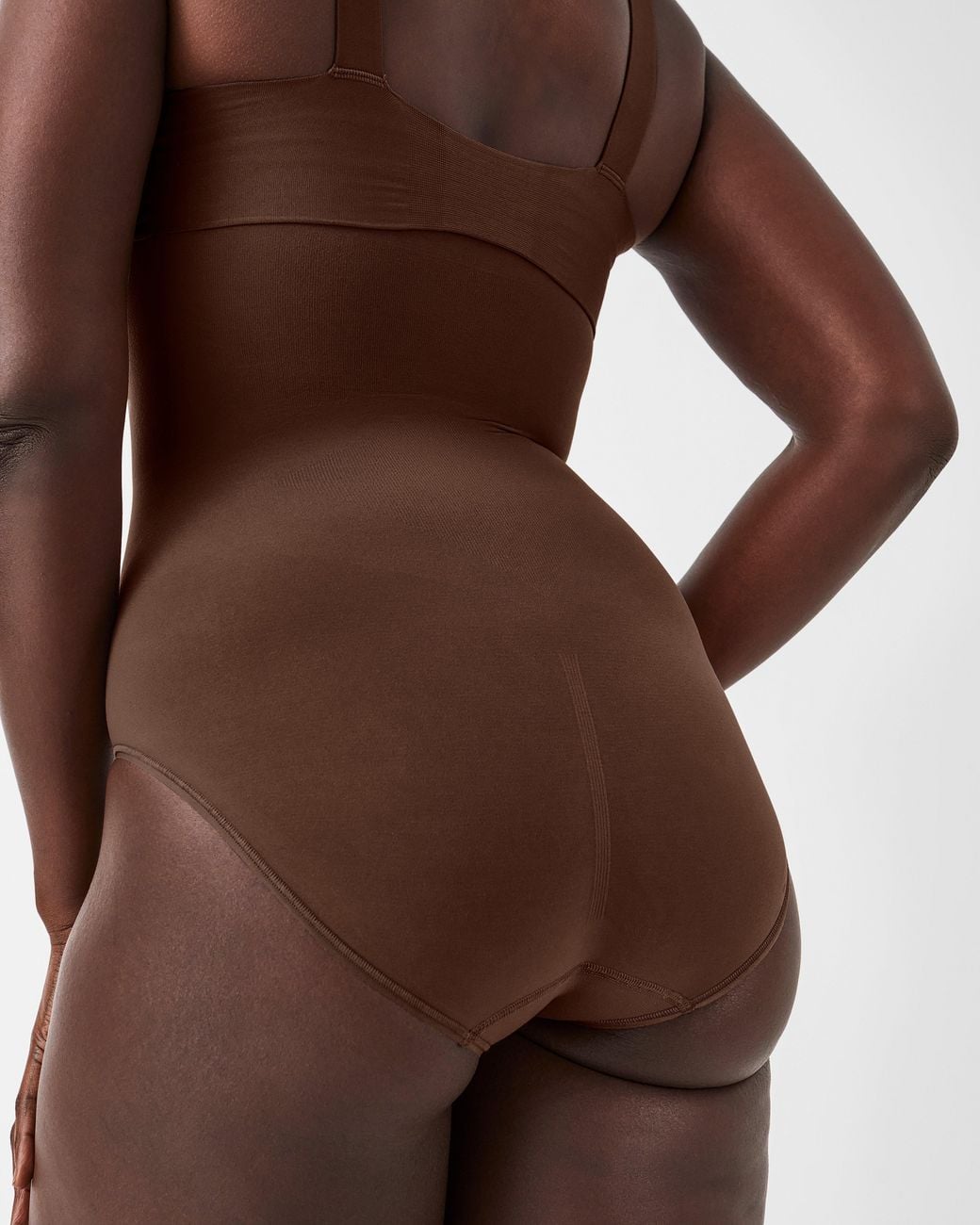 Spanx Brown Sculpt Seamless Power High-Waisted Brief