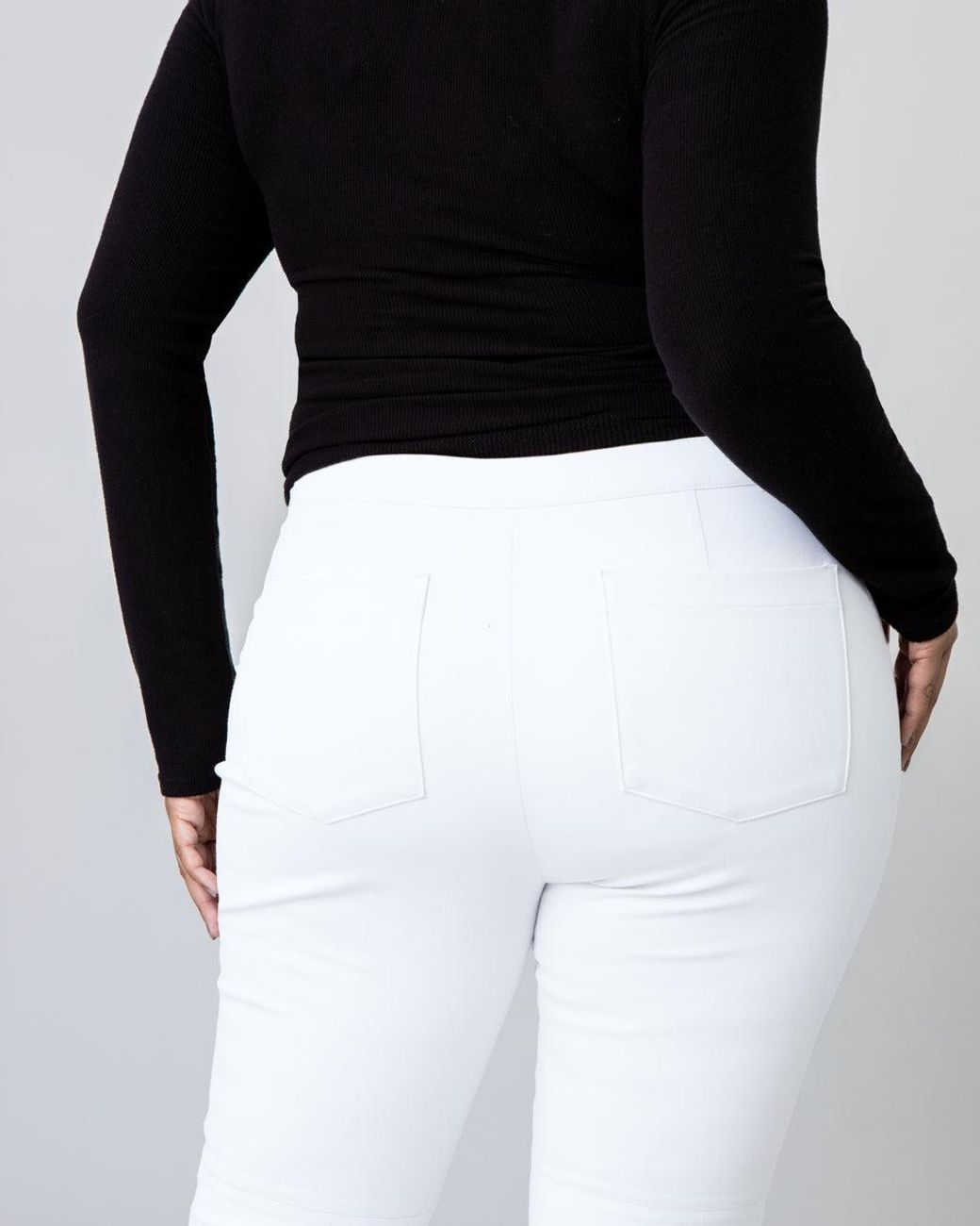 Spanx On-the-go Kick Flare Pant With Silver Lining Technology in White |  Lyst
