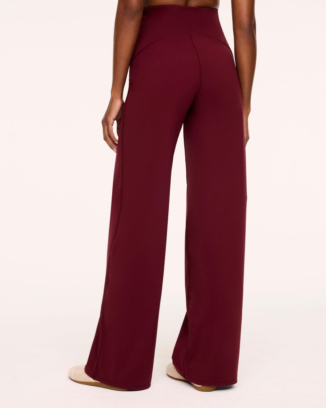 Spanx Red Shape Booty Boost Wide Leg Pants