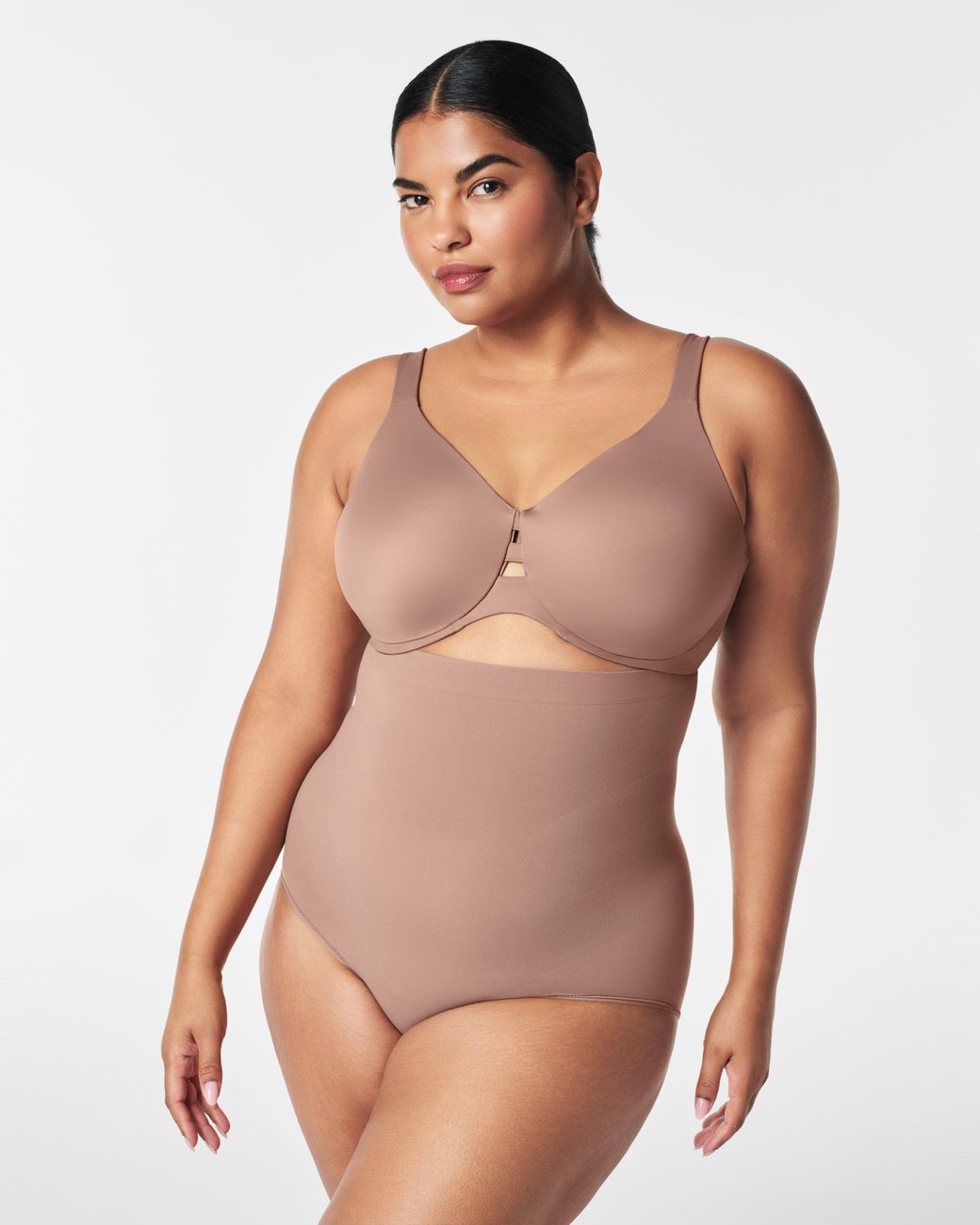 Spanx Brown Sculpt Seamless Power High-Waisted Brief