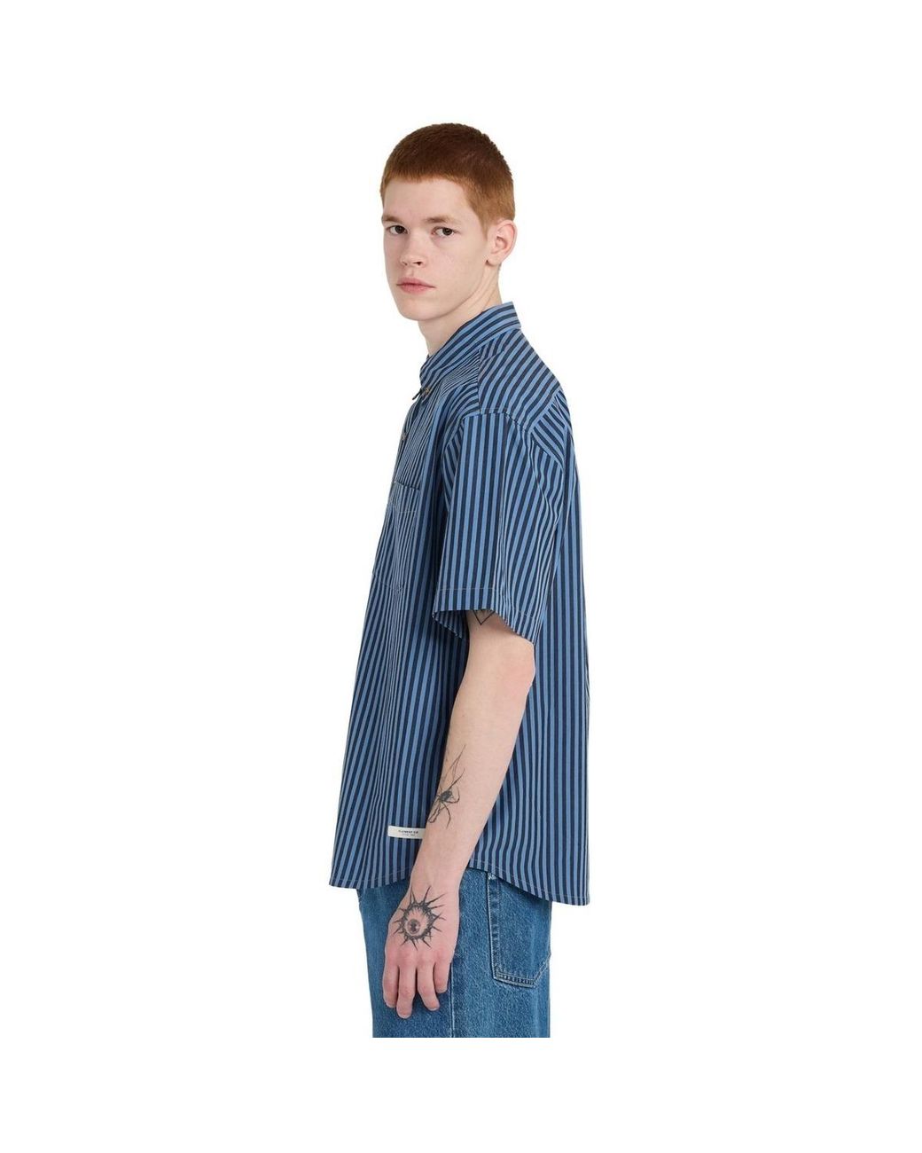 T-Shirt Regular Button Down Element pour homme en coloris Blue