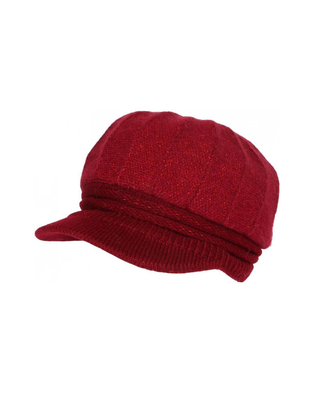Bonnet Bonnet Femme Nyls Création en coloris Red