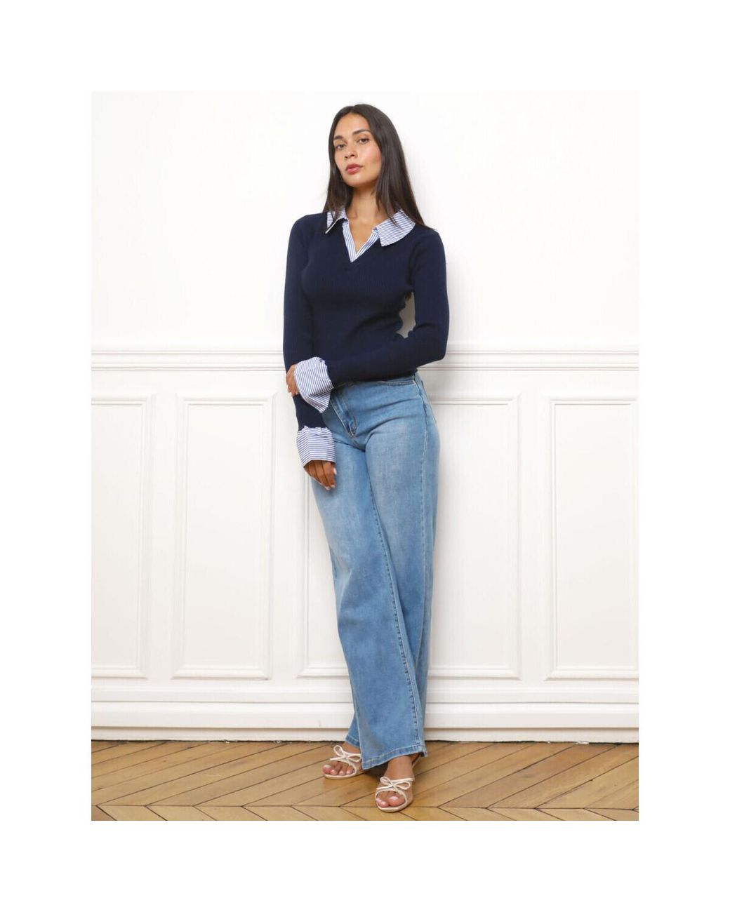 Pull Pulls Pour Femme La Modeuse en coloris Blue