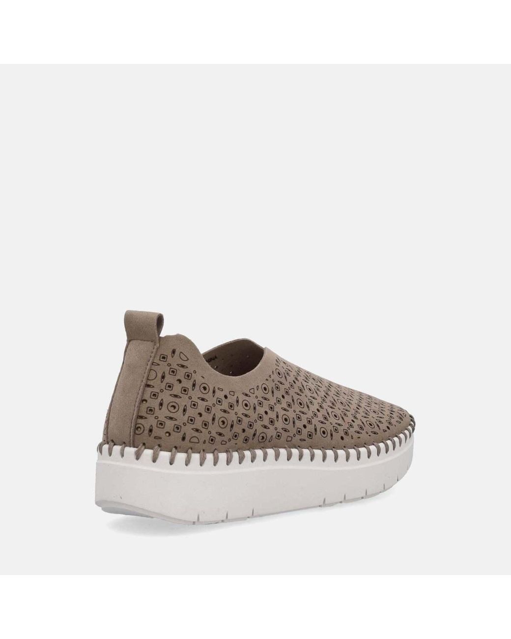 Slip Ons Sneakers Grünland en coloris Brown