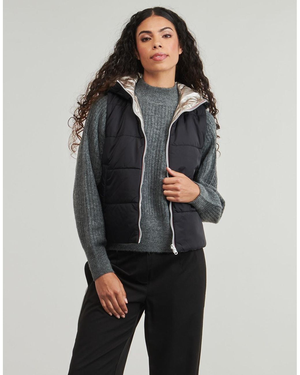 Doudounes Onlfry Reversible ONLY en coloris Black