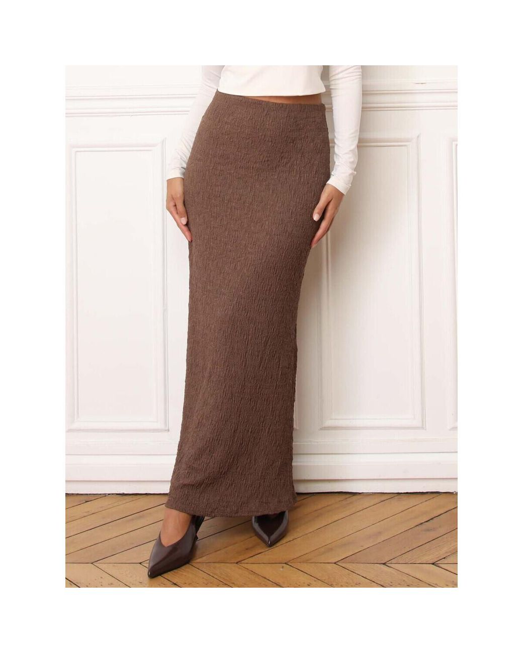 Jupes Longues Jupes Pour Femme La Modeuse en coloris Brown
