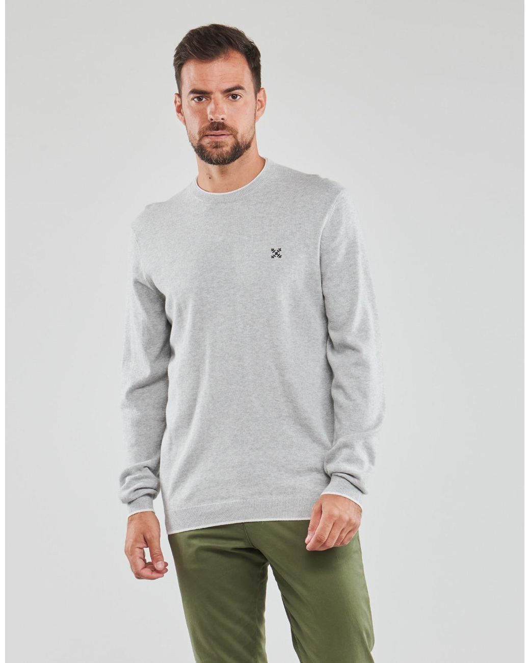 Pull P0Peroni Oxbow pour homme en coloris Gray