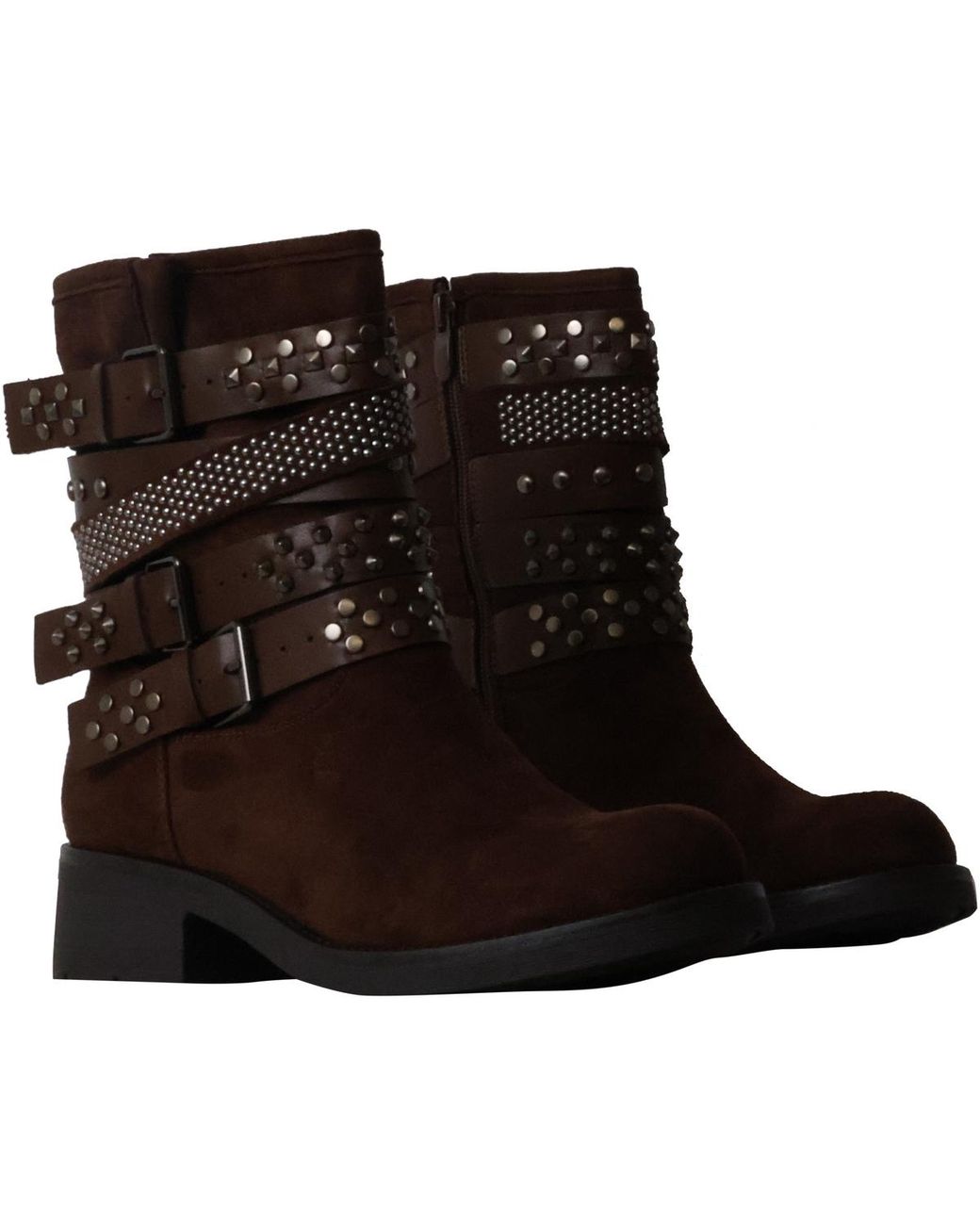 Bottines Bottines À Zip Super Mode en coloris Black