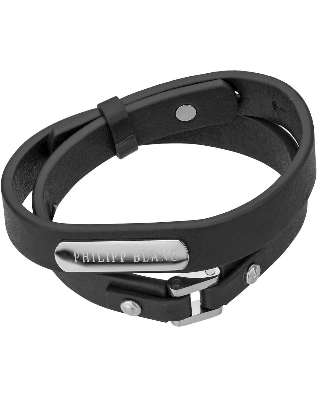 Bracelets Philipp Blanc pour homme en coloris Black
