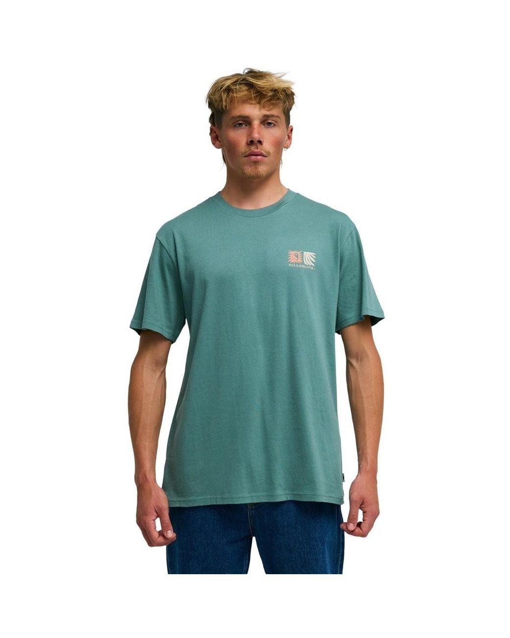 T-shirt Surge Billabong pour homme en coloris Green