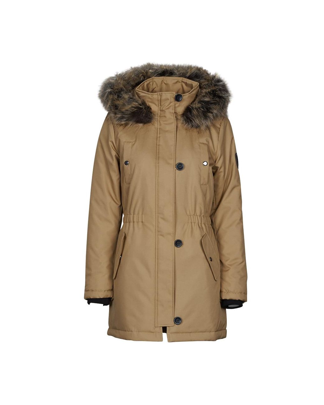 Parka ONLY en coloris Natural