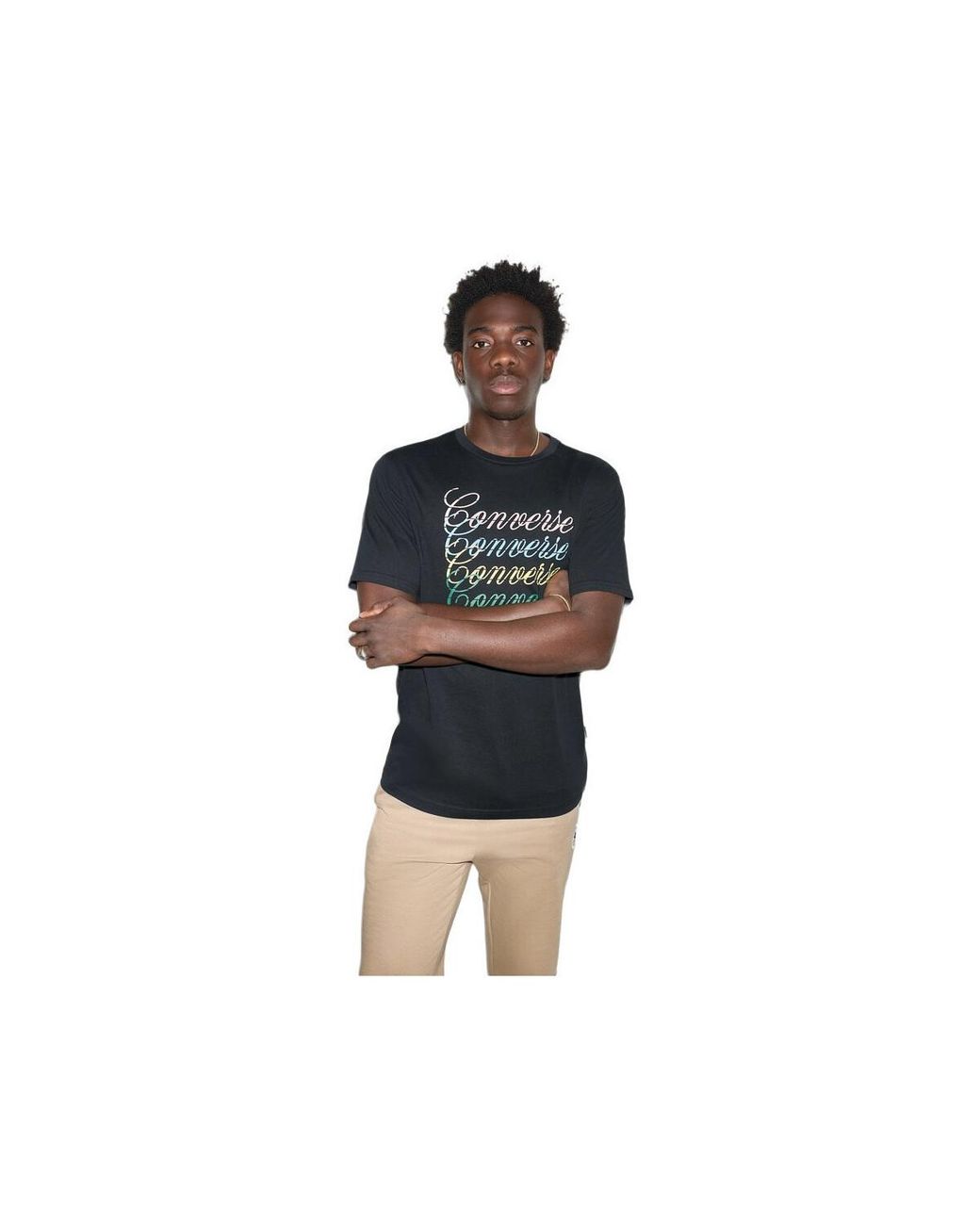 Debardeur Scripted Echo Tee Converse en coloris Blue