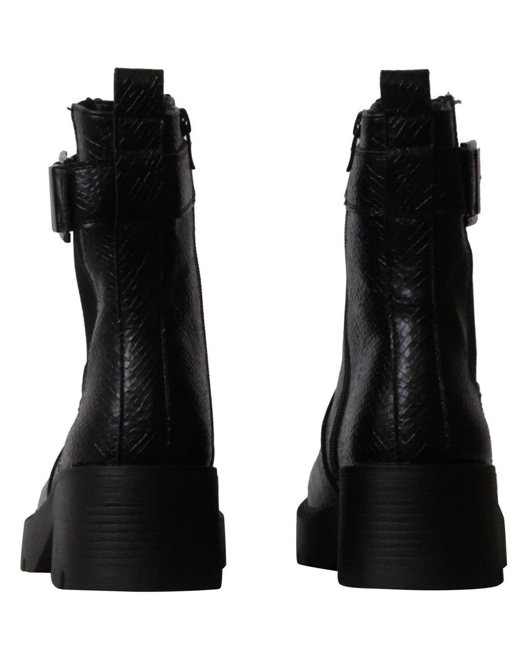Bottines Bottines À Zip Super Mode en coloris Black