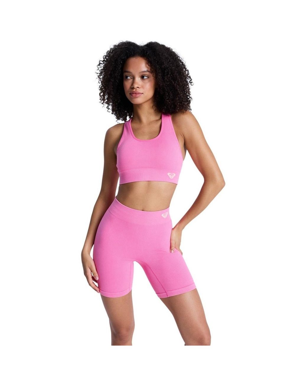 Short Chillout Seamless Washed Roxy en coloris Pink