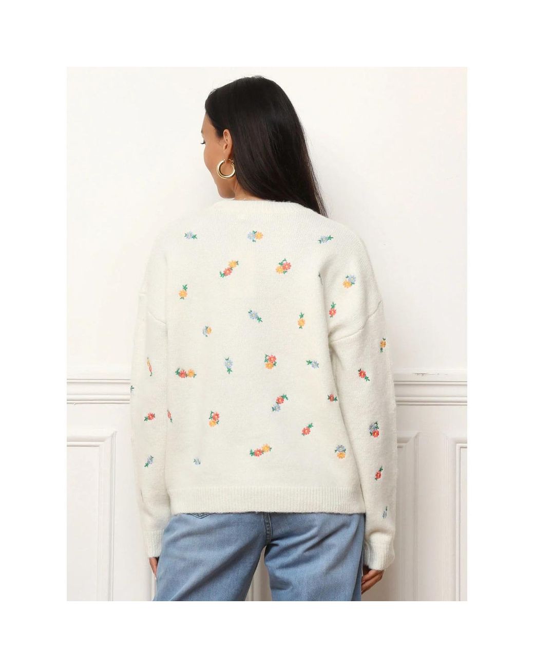 Pull Pulls Pour Femme La Modeuse en coloris White