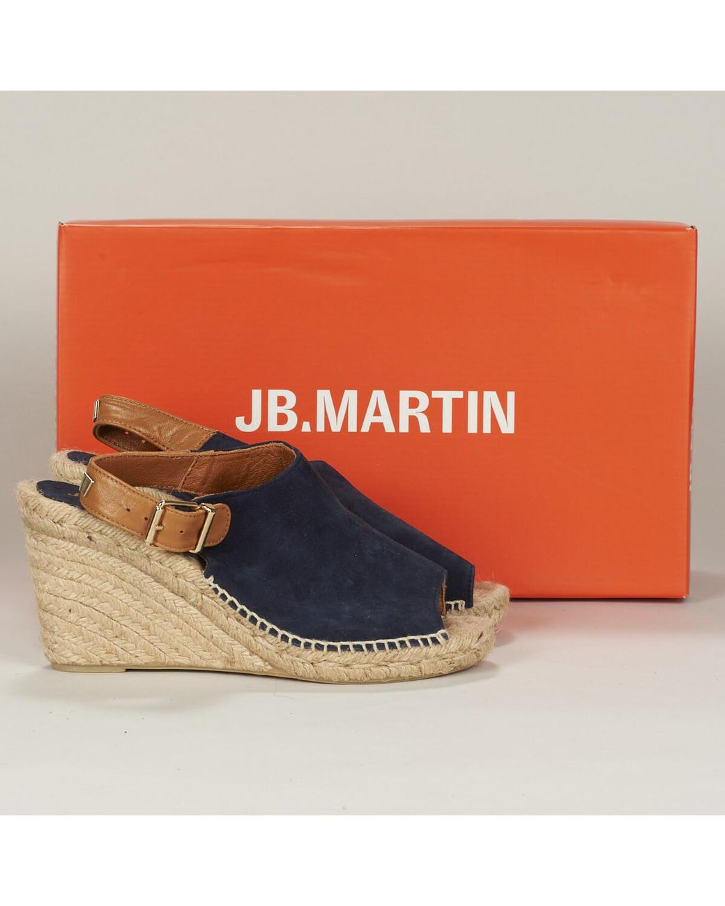 Jb Martin Orange Espadrilles Ines