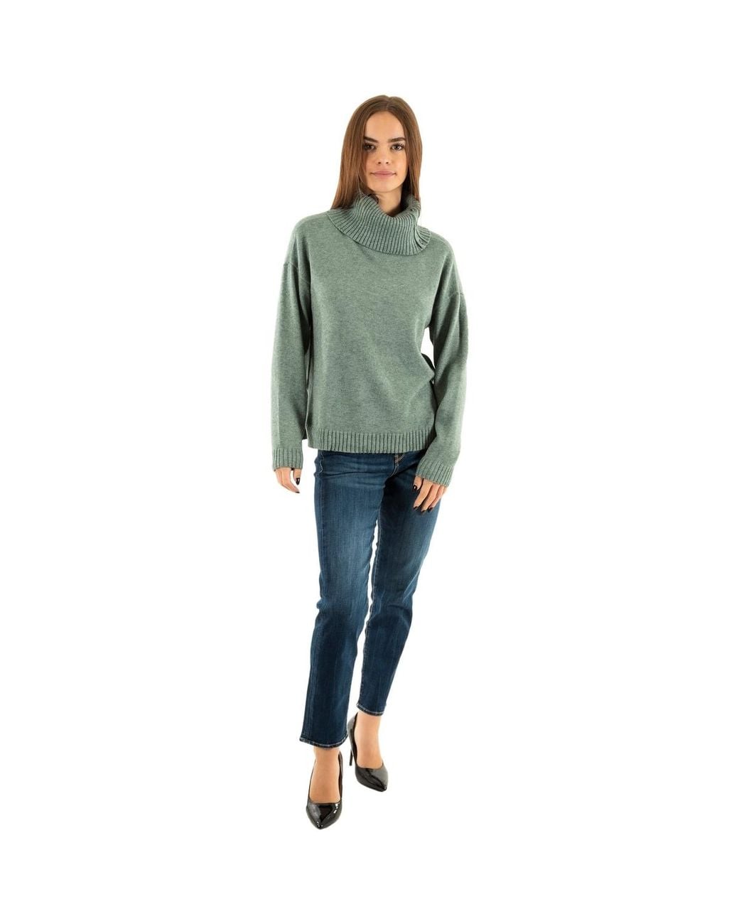 Pull 15328247 ONLY en coloris Green