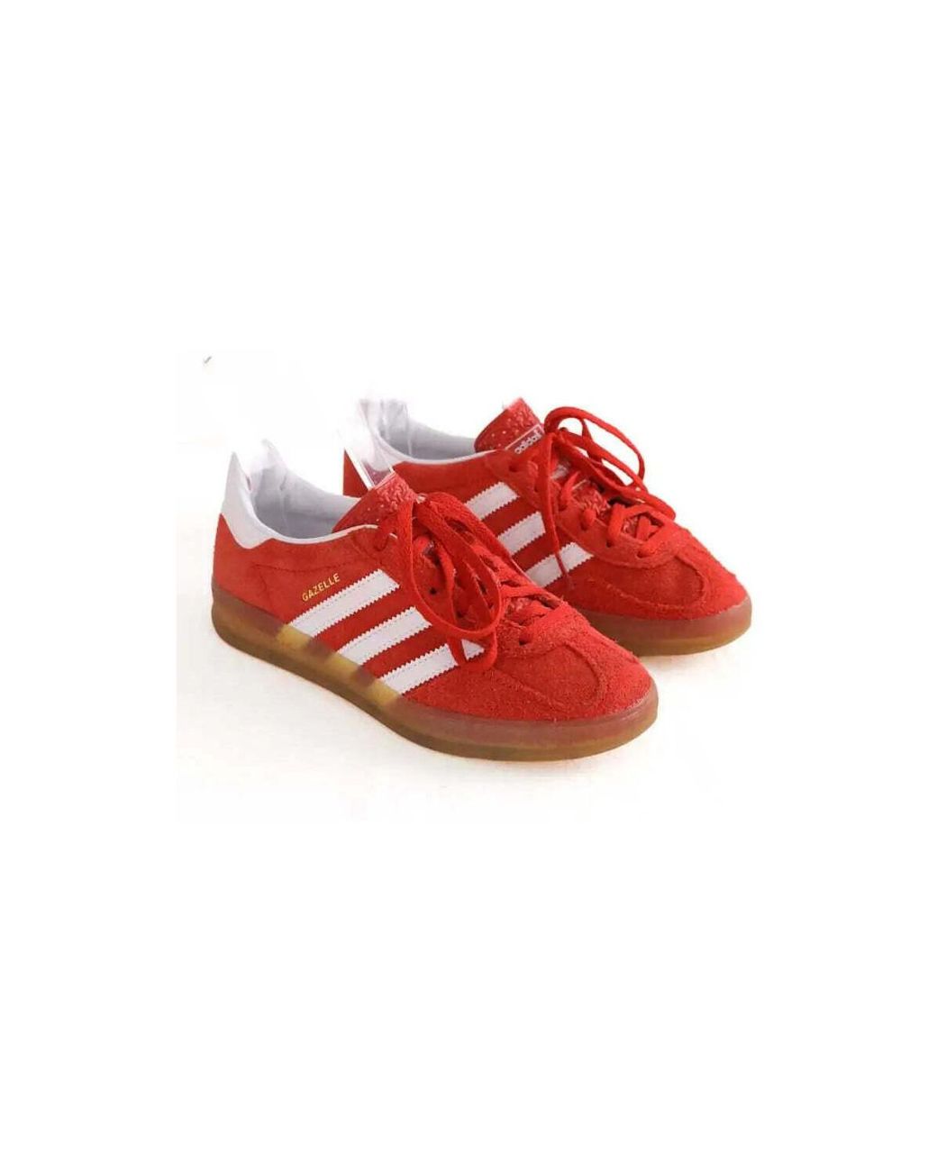 Baskets Baskets Gazelle Oranges Adidas en coloris Red