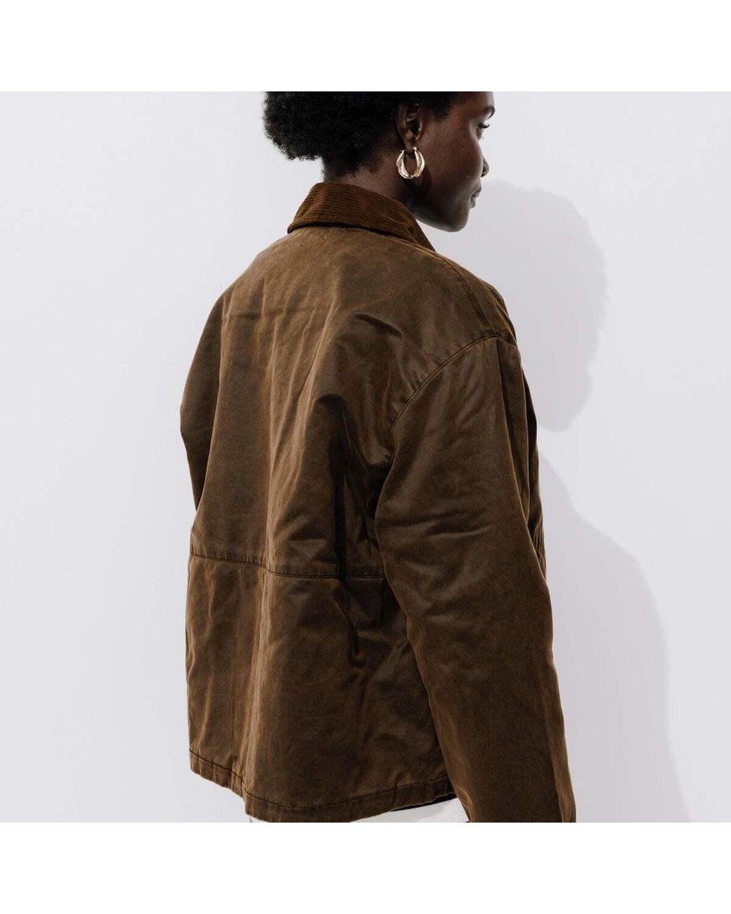 Veste Marron Promod Femme - Taille 36, Coton - Occasion Très Bon état