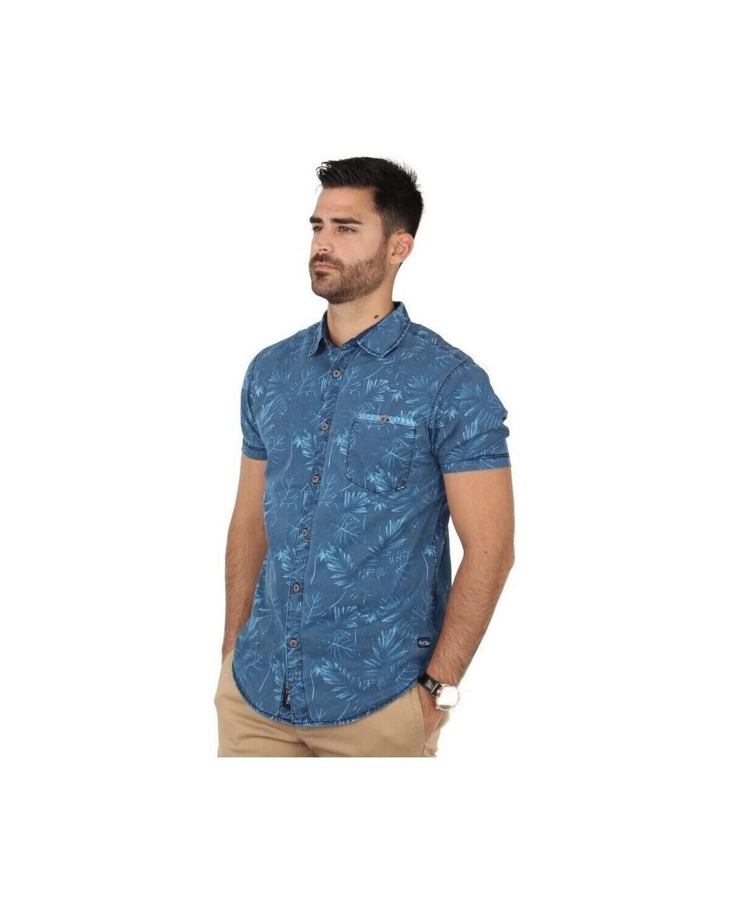 Chemise Chemise Ref_45848 Timezone pour homme en coloris Blue