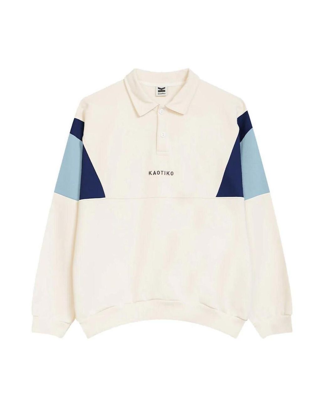 Polo As040-02-G002 Kaotiko pour homme en coloris White
