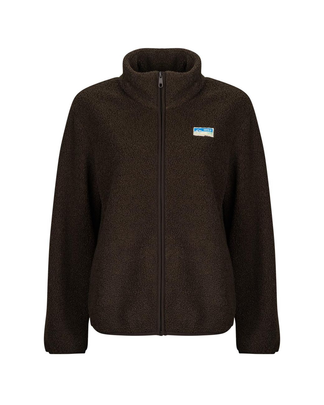 ONLY Fleece Jack Onleva Teddy Jacket in het Black