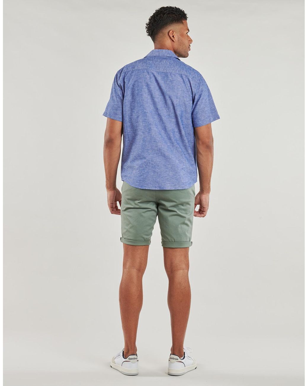 SELECTED Kurzarm Hemdbluse Slhregsun in Blue für Herren
