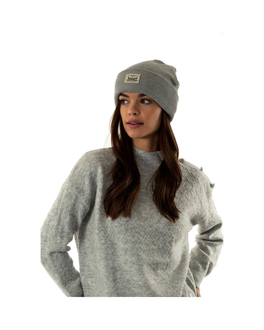 Bonnet 000J4 Levi's en coloris Gray