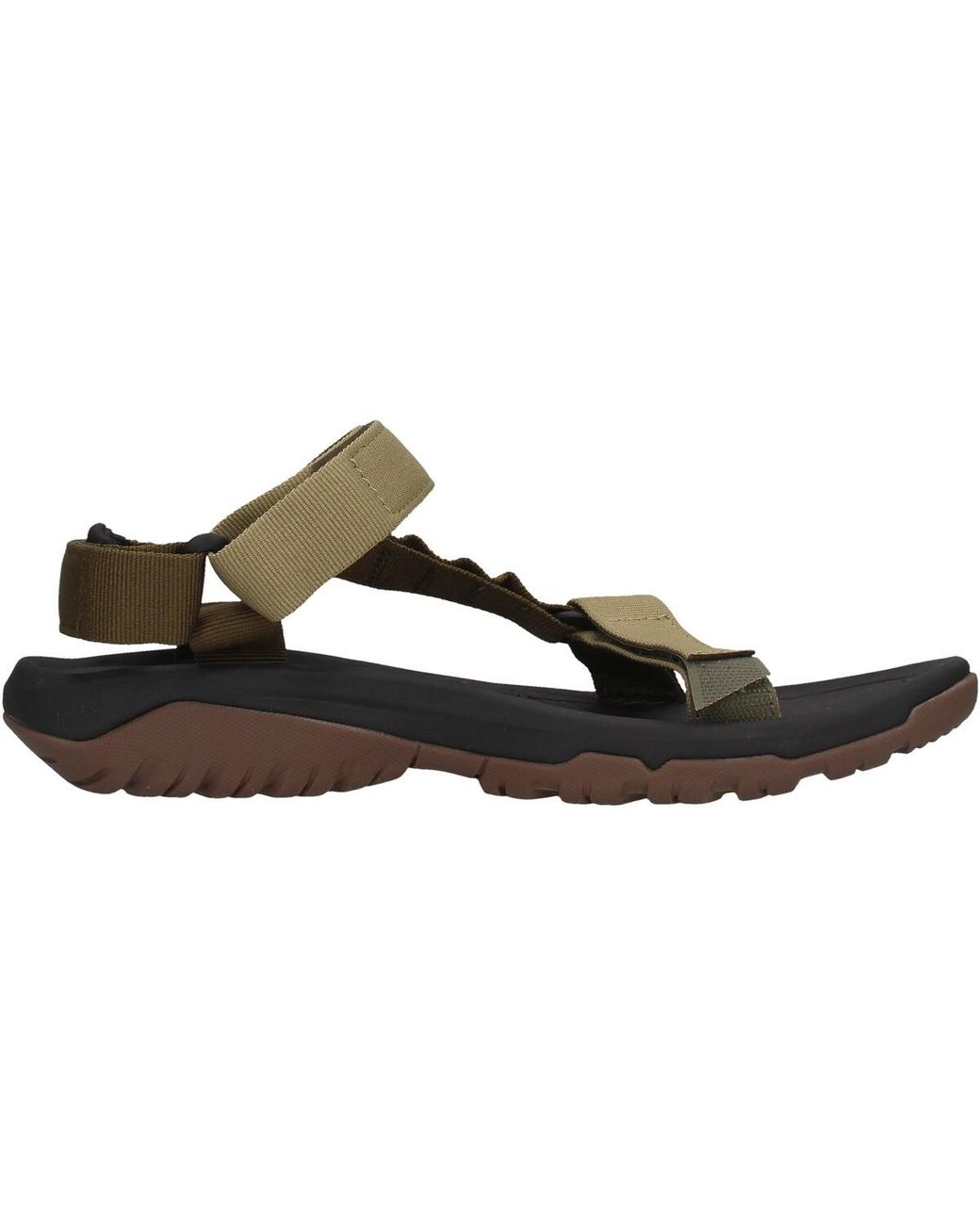 Sandales plates Teva pour homme en coloris Brown