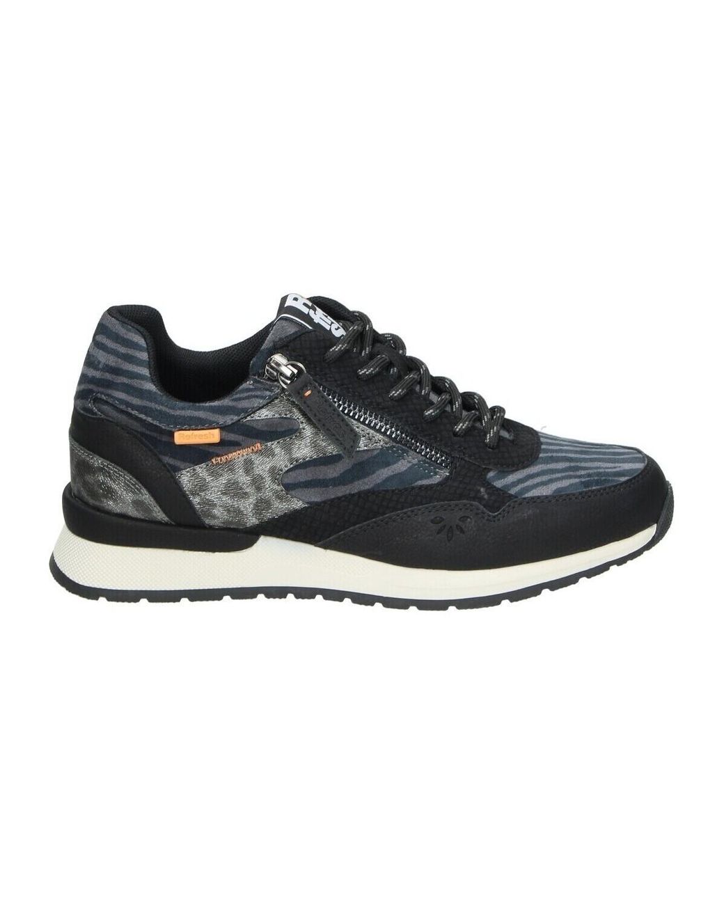 Baskets Basses 118041 Refresh en coloris Black