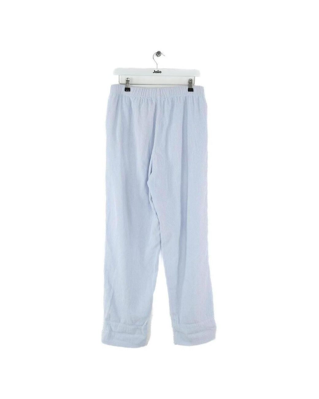 Pantalon Pantalon droit en coton bleu American Vintage en coloris Blue