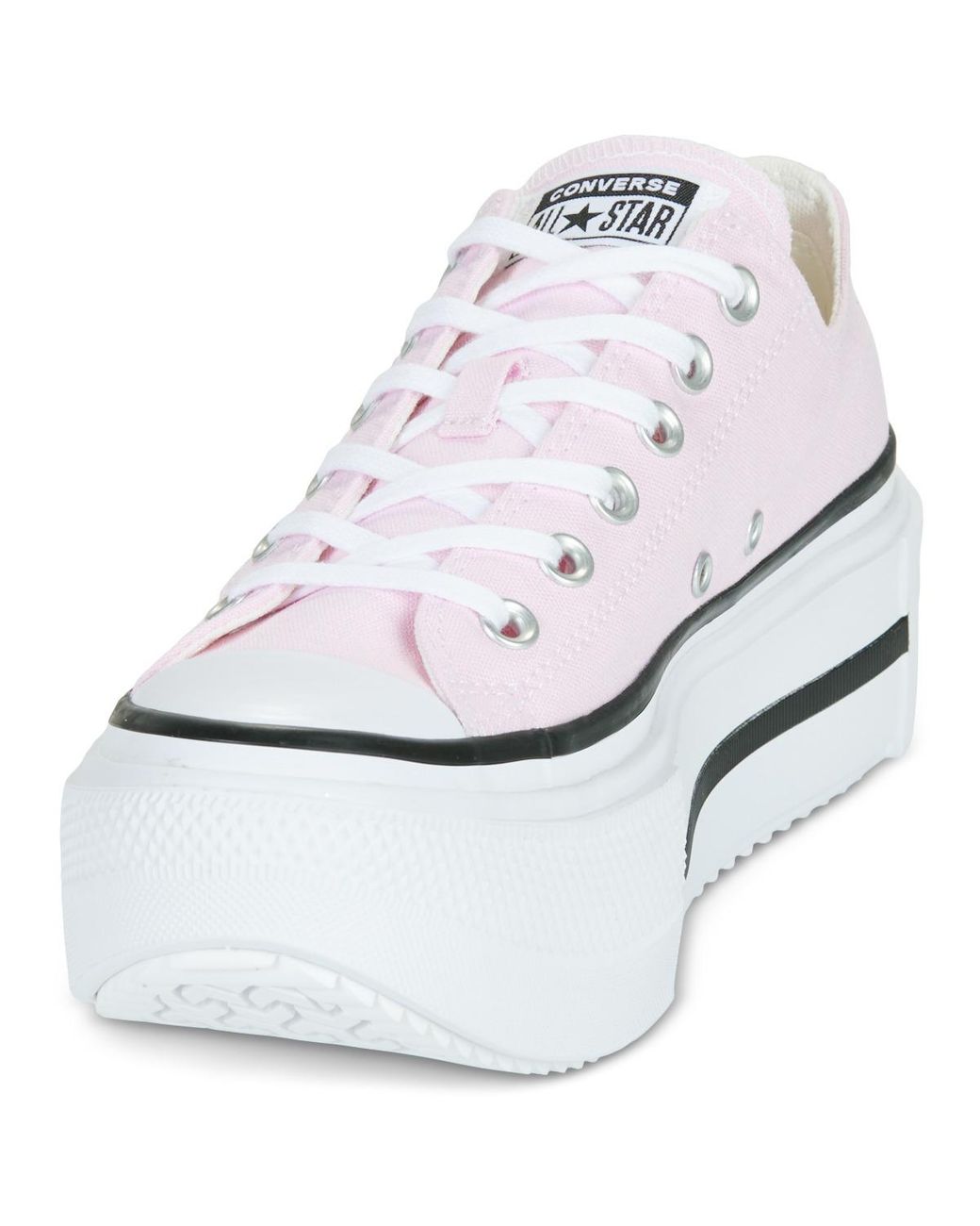 Converse Lage Sneakers Chuck Taylor All Star Lift Double Stack in het White