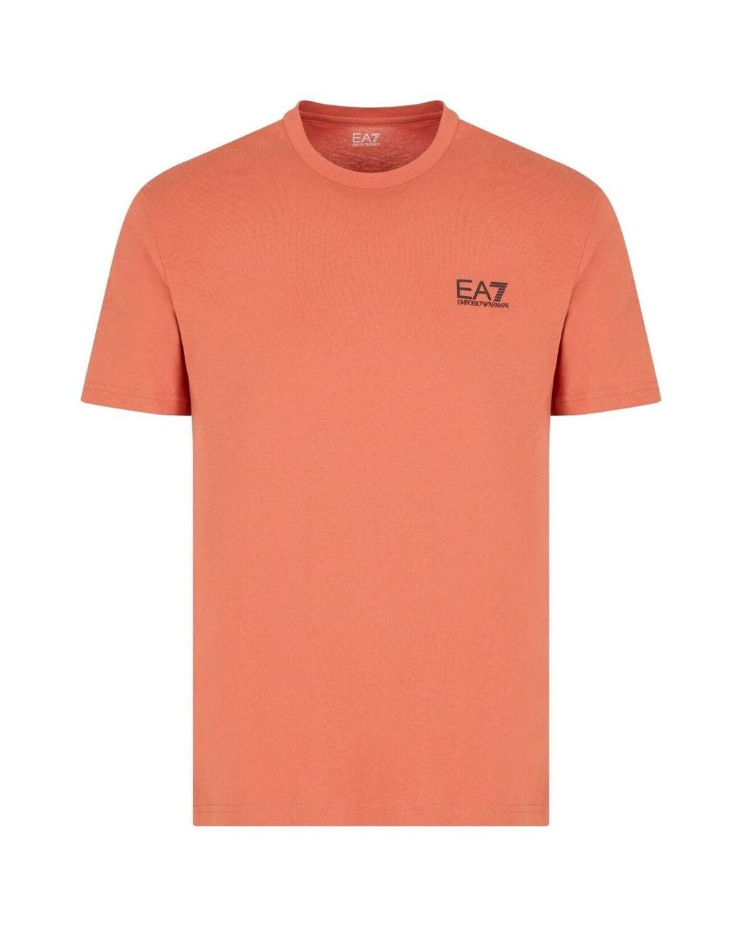 T-Shirt Core Identity Regular EA7 pour homme en coloris Orange