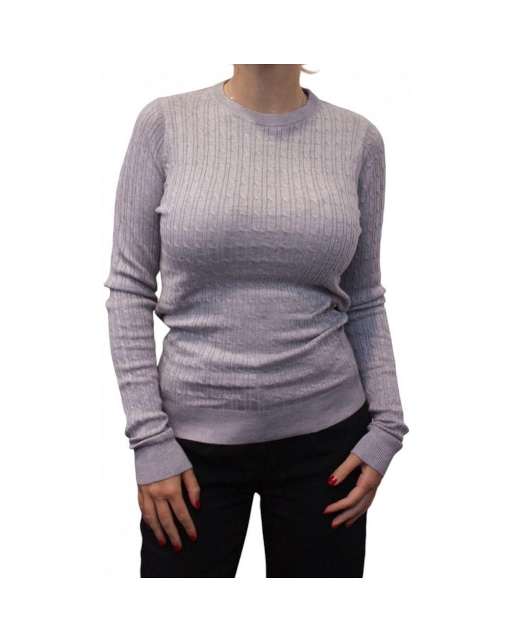 Pull Tresse Billtornade en coloris Purple