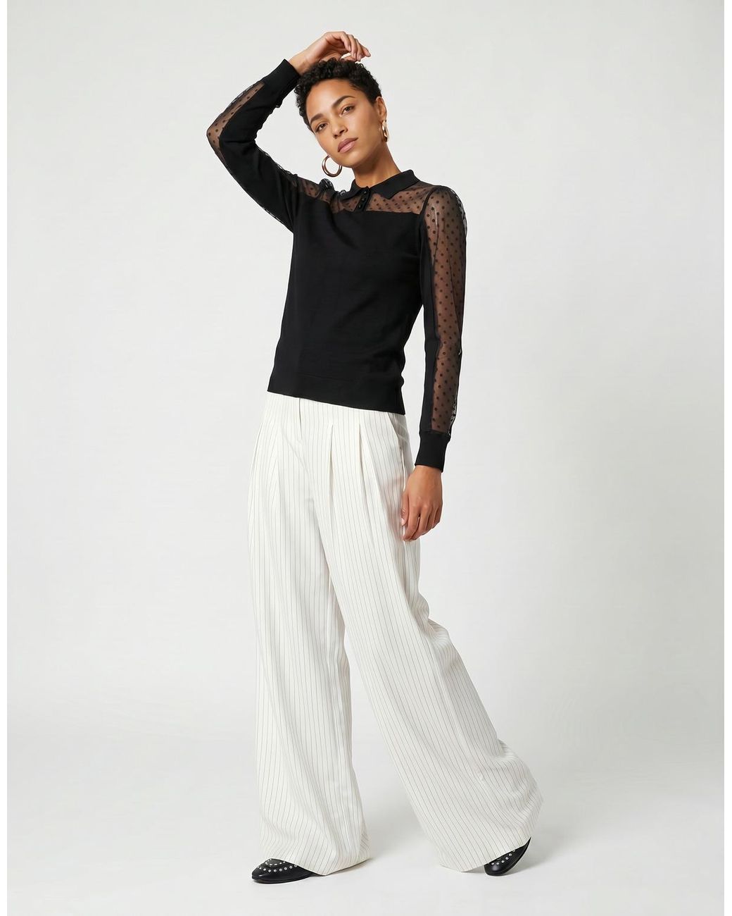 Naf Naf Black Pullover miami