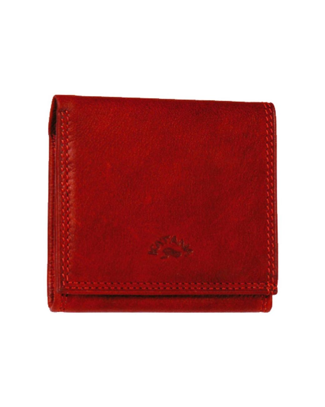 Porte-monnaie Porte-feuille KATANA En Cuir Marron - Occasion - Avec Organiseur Et Zip Complet