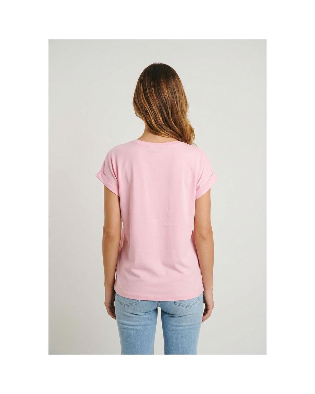 T-shirt 15106662 ONLY en coloris Pink