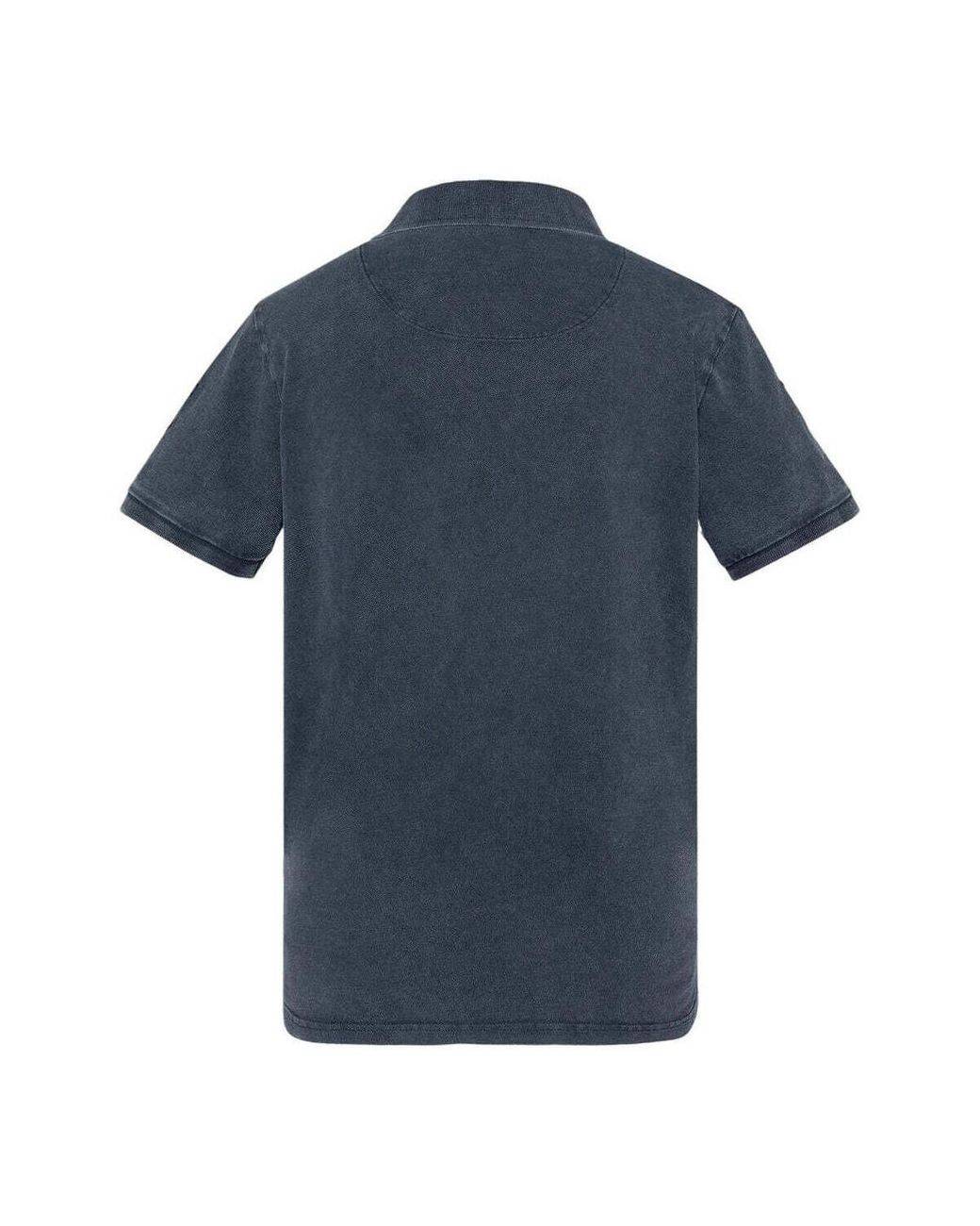 Polo Polo Army Homme Badges Schott Nyc pour homme en coloris Blue