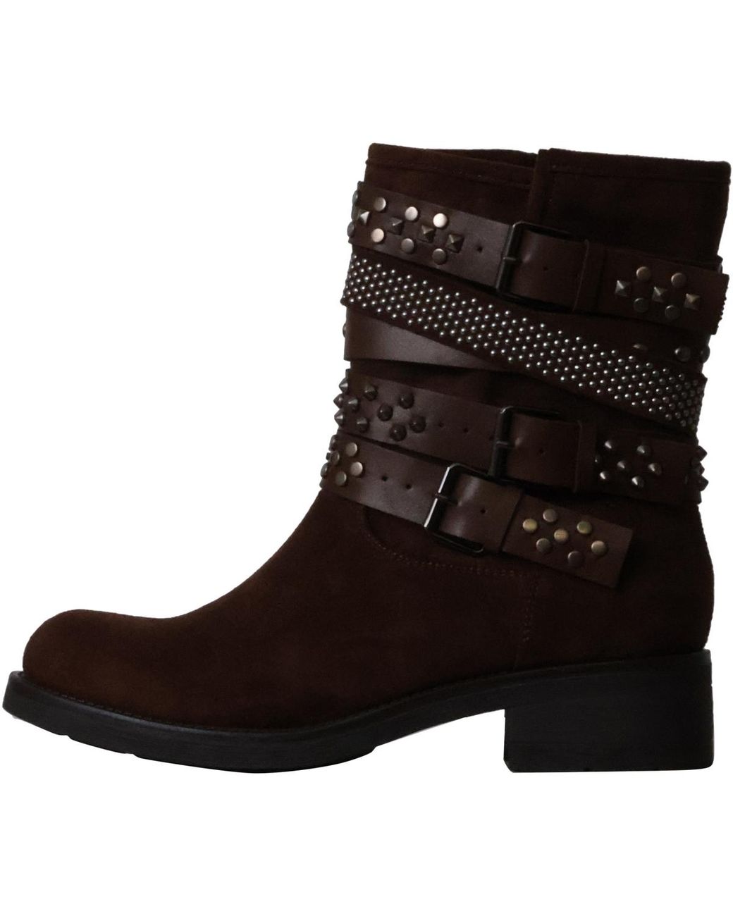 Bottines Bottines À Zip Super Mode en coloris Black