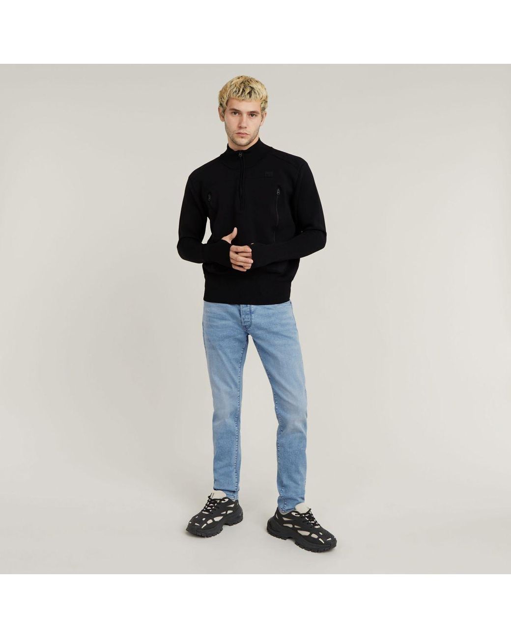 Jeans D25742-8968 - 3301 SLIM-424 LIGHT AGED G-Star pour homme en coloris Blue