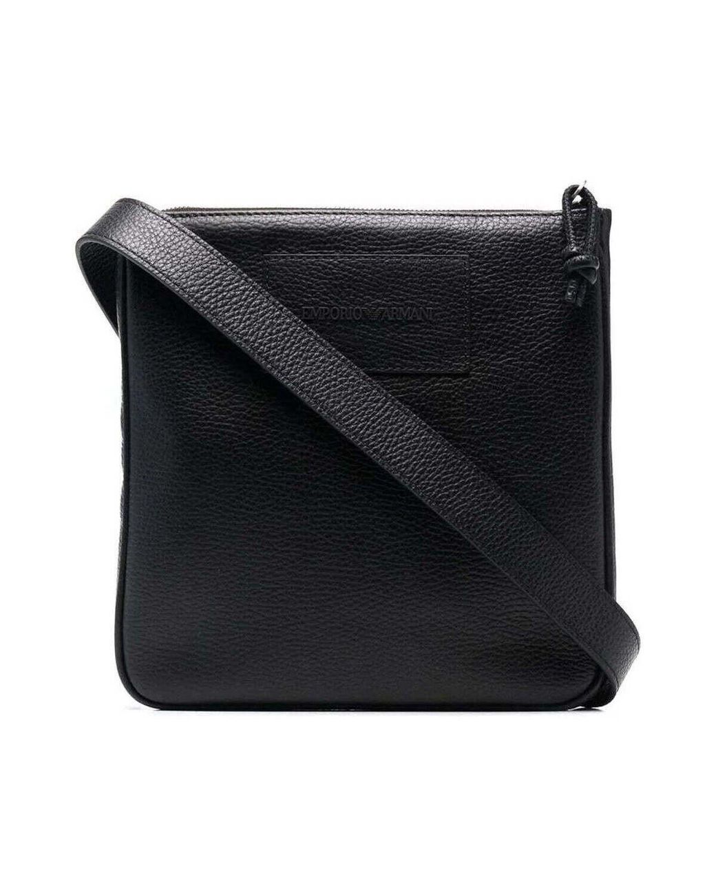 Sac bandoulière nero casual messenger bag Emporio Armani pour homme en  coloris Noir | Lyst