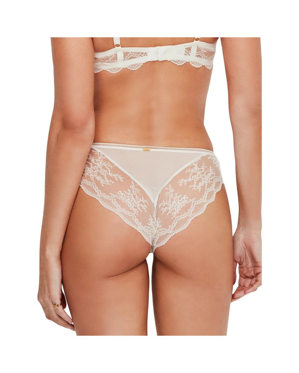 Culottes & slips Slip bikini dentelle MANUELA MARIAGE Selmark en coloris Brown