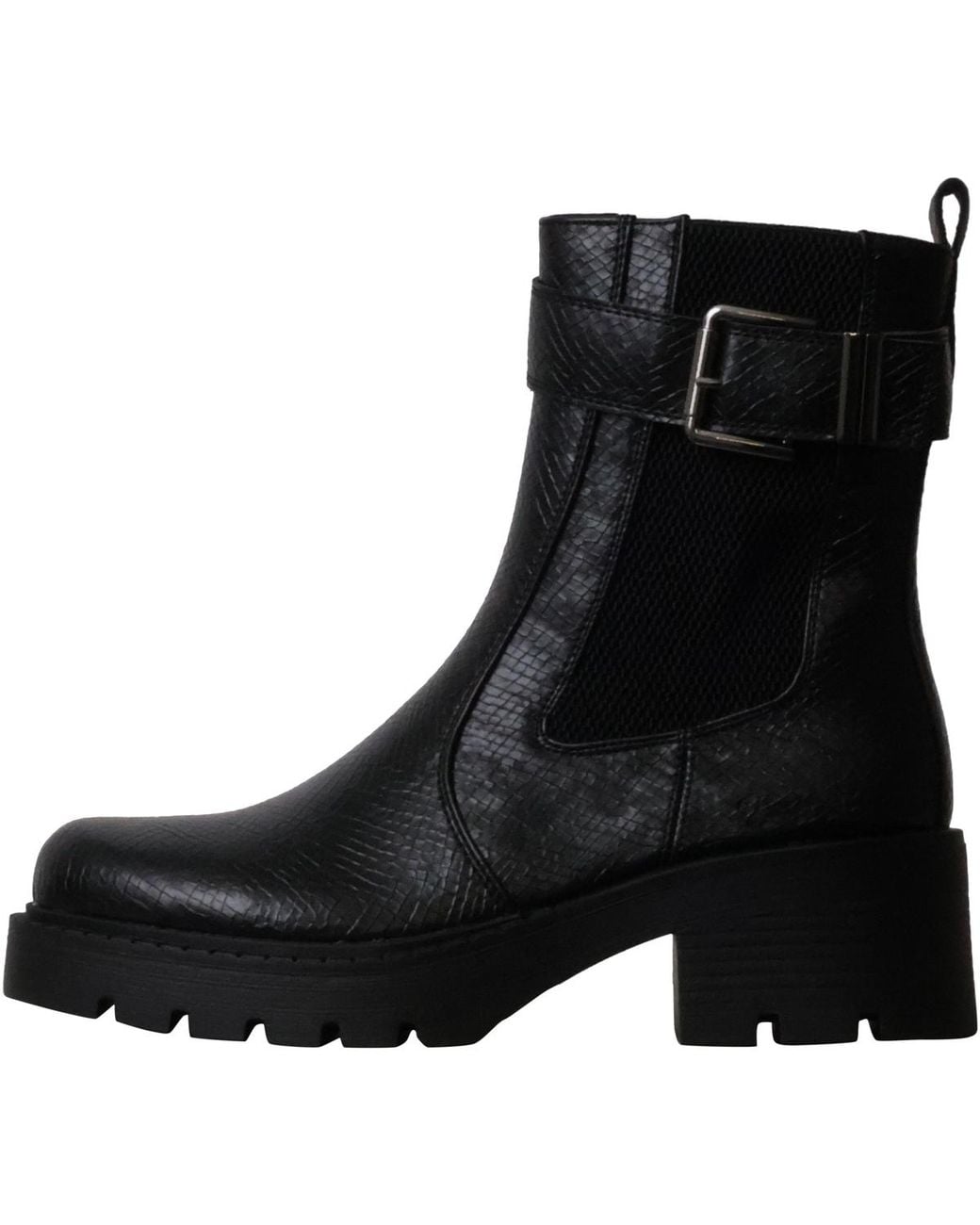 Bottines Bottines À Zip Super Mode en coloris Black