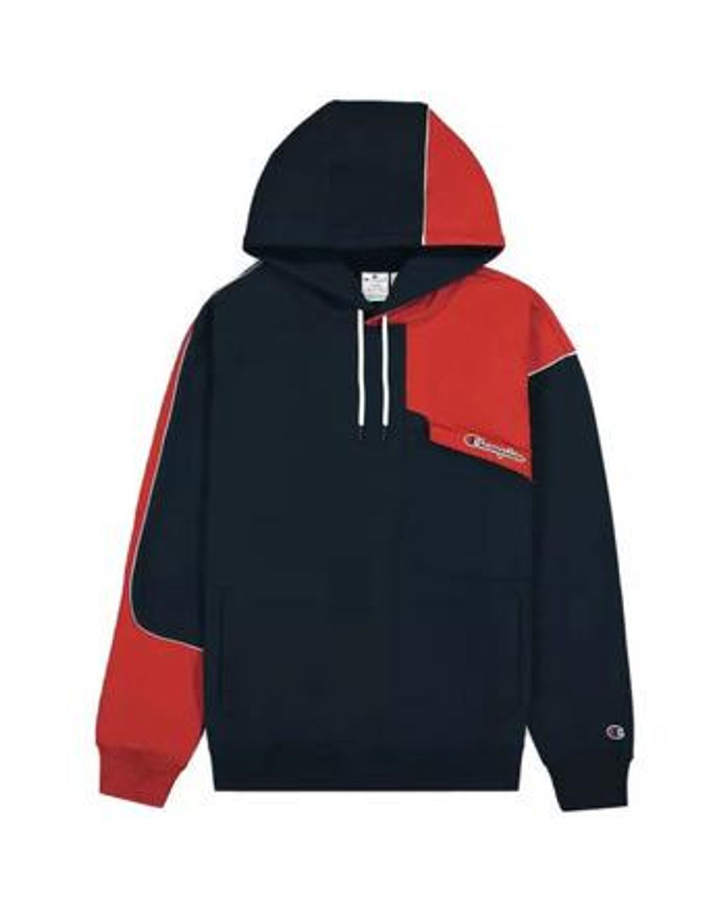 Sweatshirts À Capuche Homme Reverse Weave Patchwork Champion pour homme en coloris Blue