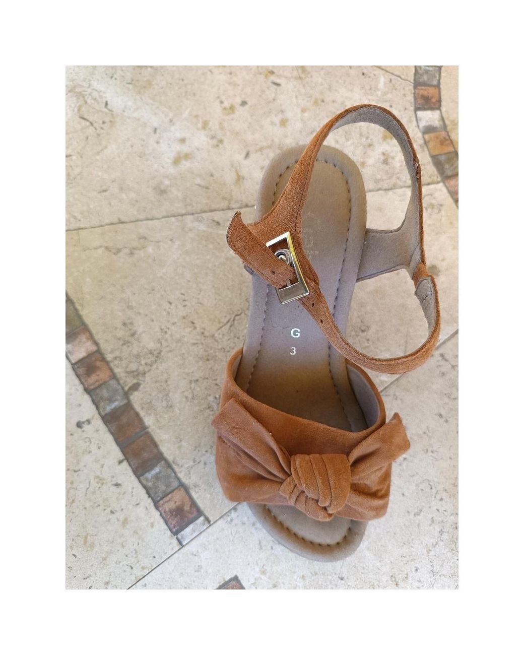 Sandales Compensées Sandales Femme Gabor en coloris Brown