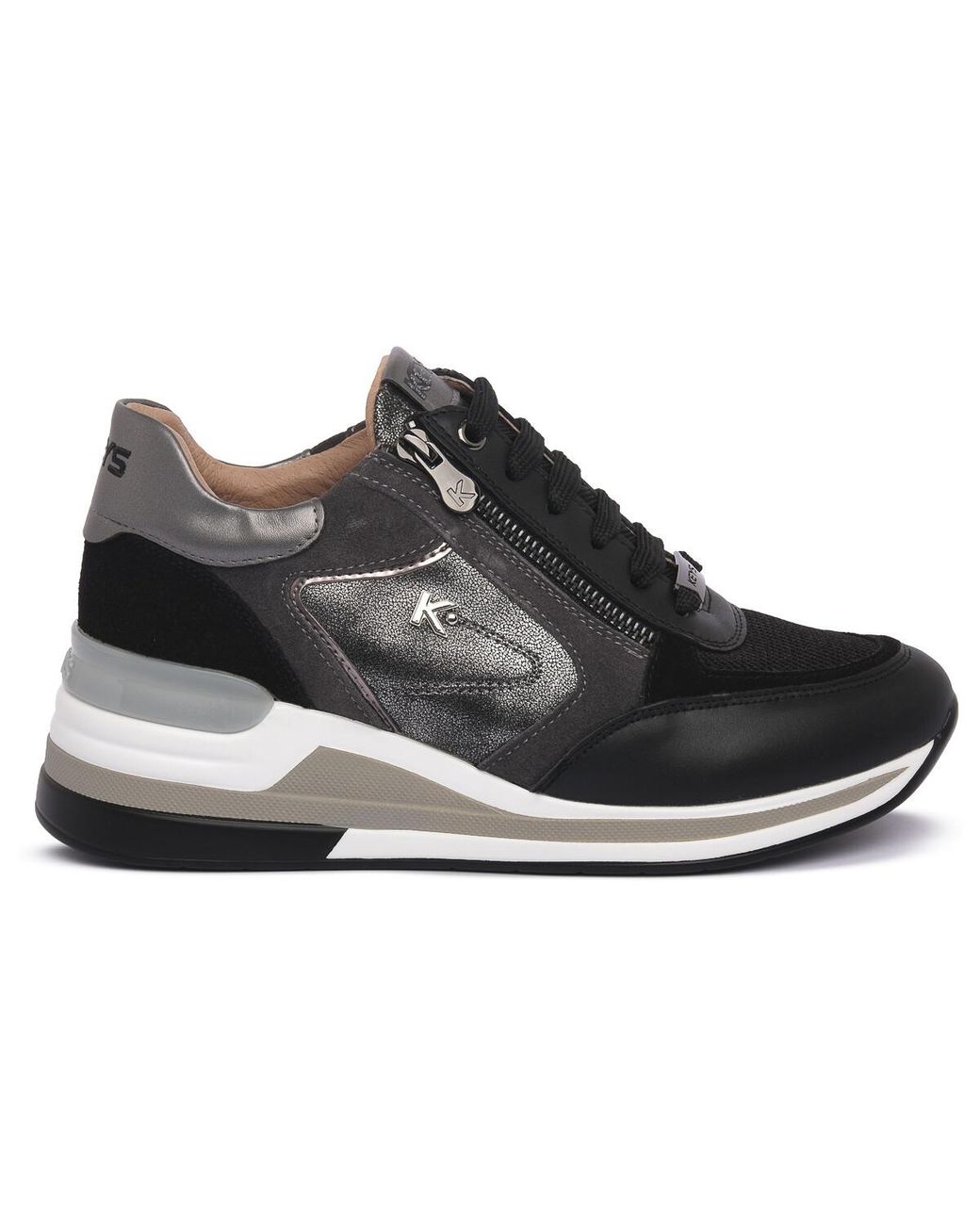 Baskets Basses Sky Keys en coloris Black